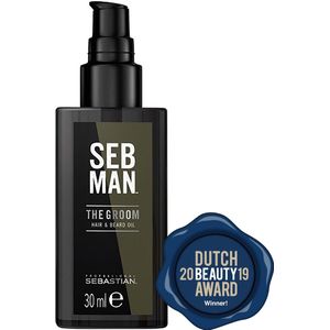 Sebastian Seb Man The Groom Haar En Baard Olie 30ml