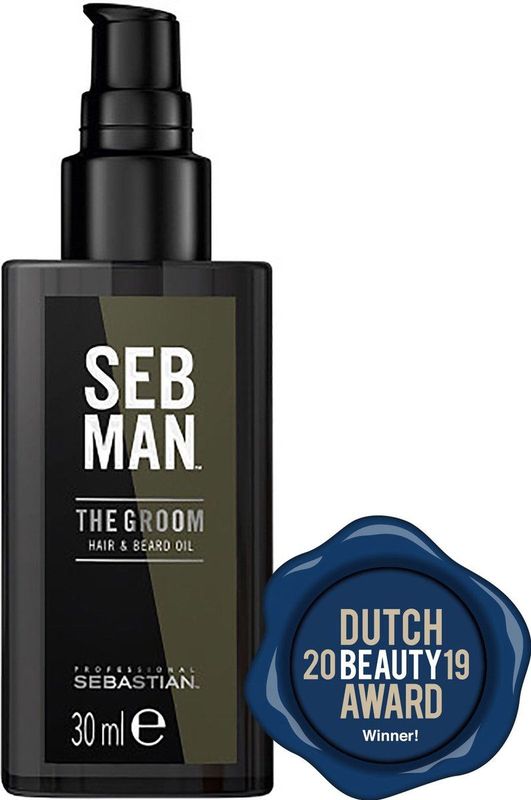 Sebastian Seb Man The Groom Haar En Baard Olie 30ml