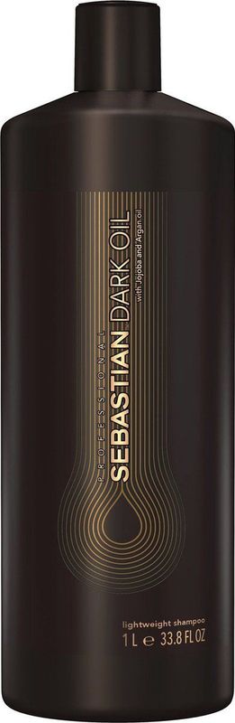 Sebastian Professional - Dark Oil - Hydraterende Shampoo - 1000 ml - Voor Glanzend en Zacht Haar