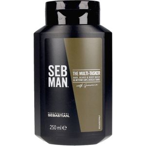 Seb Man - Shampoo The Multitasker 3 in 1 - Voor Haar en Lichaam - 250 ml