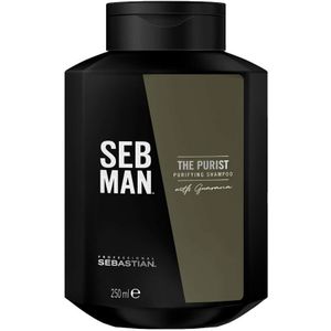 SEB MAN The Purist Anti-Dandruff Shampoo 250ml - Anti-roos vrouwen - Voor Alle haartypes