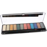 Rimmel London Magnif'Eyes oogschaduw palet, 12 tinten, mengbare formule, veelzijdig, 009, Jewel Rocks, 0.5 oz