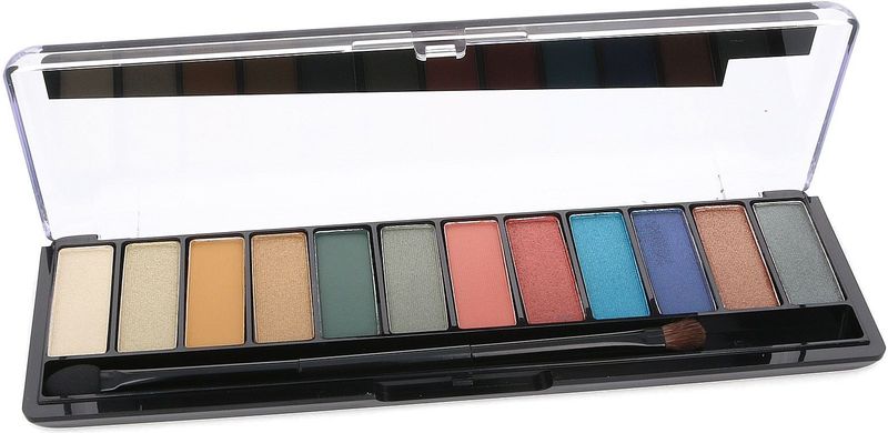 Rimmel London - Magnif’eyes Palette - Oogschaduw - 12 Kleuren - Intens Gepigmenteerd