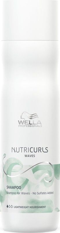 Wella - Nutricurls Waves - Shampoo - voor Golvend Haar - Hydraterend