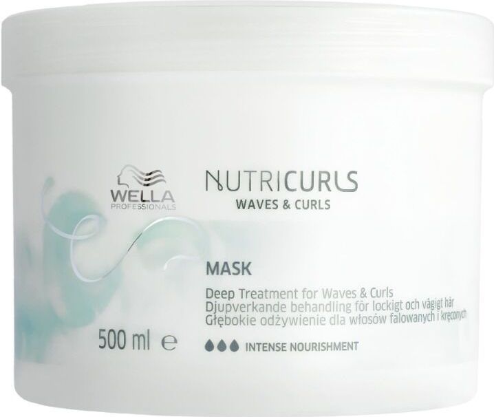 Wella Professionals - Nutricurls - Haarmasker - 500 ml - Deep Treatment - Krullend & Golvend Haar