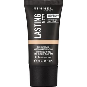 Rimmel London Lasting Matte Foundation - 010 Warm Porcelain
