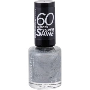 Rimmel London 60 Seconds Nagellak Special Effect Glitter - 33 Zilver