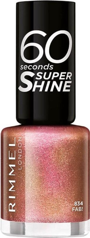 Rimmel - 60 Seconds Super Shine - Nagellak - Tint 834 Fab! - 8 ml