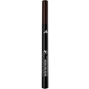 Manhattan Brow Pro Micro Pen Kleurpotlood 003 Dark Brown, vloeibaar wenkbrauwpotlood met ultra nauwkeurige punt van 0,2 mm, voor een natuurlijke wenkbrauwlook