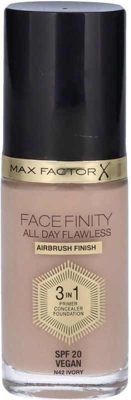 Max Factor Facefinity All Day Flawless Langaanhoudende Make-up SPF 20 Tint 42 Ivory 30 ml