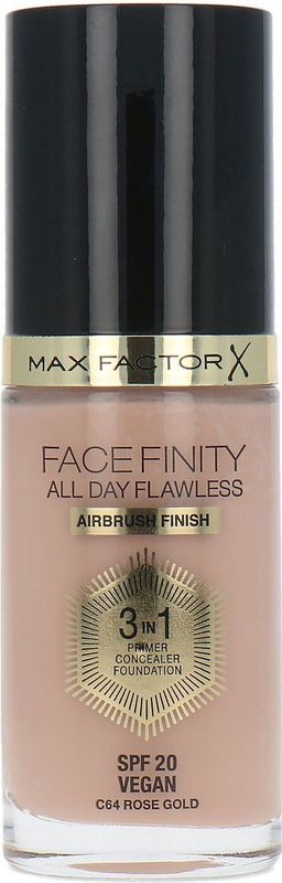 Max Factor Facefinity All Day Flawless Langaanhoudende Make-up SPF 20 Tint 64 Rose Gold 30 ml