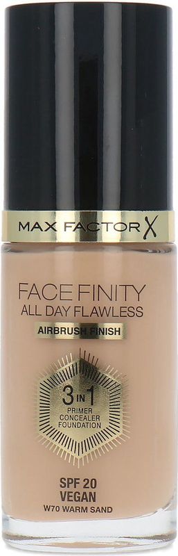 Max Factor Facefinity All Day Flawless Langaanhoudende Make-up SPF 20 Tint 70 Warm Sand 30 ml