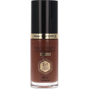 Max Factor Facefinity All Day Flawless Langaanhoudende Make-up SPF 20 Tint 105 Ganache 30 ml