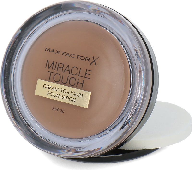 Max Factor - Miracle Touch - Hydraterende Crème Make-up - Tint 083 Golden Tan - SPF 30 - 11,5 gr