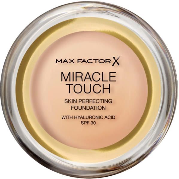 Max Factor Miracle Touch Foundation - 085 Caramel, New and Improved Formula, SPF 30 en hyaluronzuur