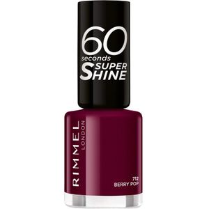 Rimmel London 60 Seconds Super Shine Nagellak - 712 Berry Pop