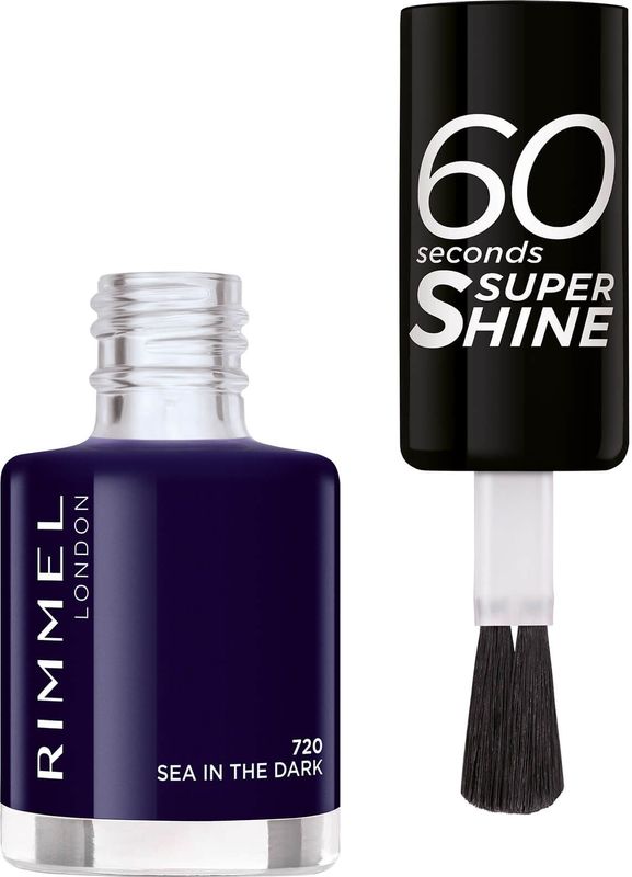 Rimmel - 60 Seconds Super Shine - Nagellak - Sea In The Dark - 8 ml
