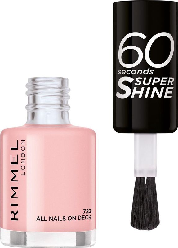 Rimmel - 60 Sec Nail Polish - Shiny - 8 ML - Sneldrogende Formule