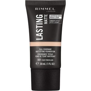 Rimmel Lasting Matte Matterende Make-up Tint 001 Fair Porcelain 30 ml