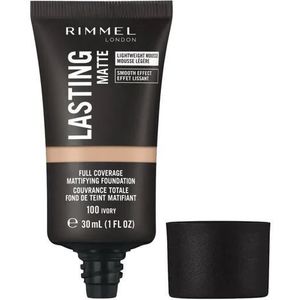 Rimmel Lasting Matte Matterende Make-up Tint 100 Ivory 30 ml