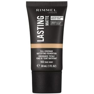 Rimmel Lasting Matte Matterende Make-up Tint 200 Soft Beige 30 ml