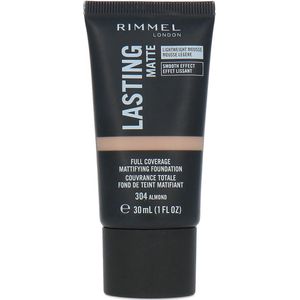 Rimmel Lasting Foundation Matte 304 Almond
