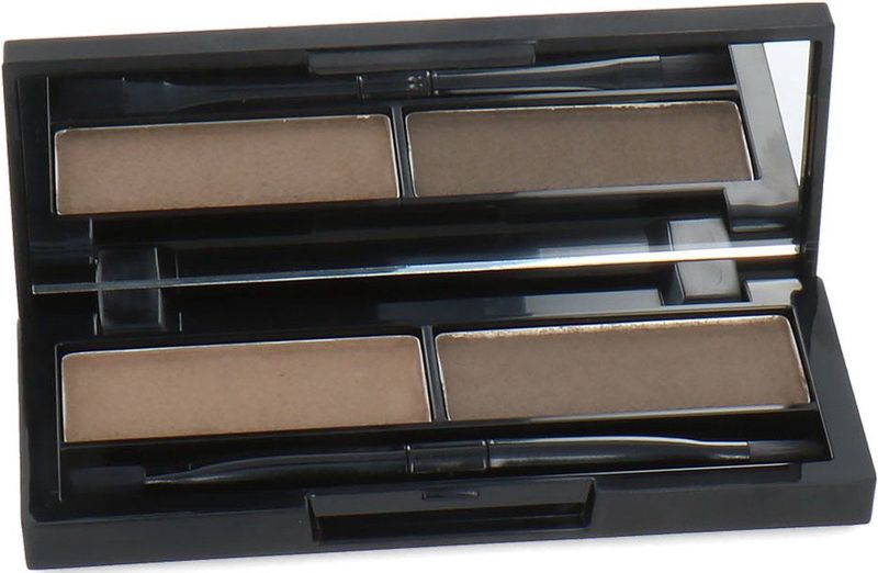 Max Factor Real Brow Duo Kit paletje met poederschaduwen voor de wenkbrauwen Tint 001 3.3 gr