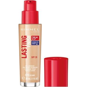 Rimmel - Lasting Finish 25H - Foundation - 070 Sesame - 3x
