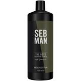 SEB MAN The Boss Thickening Shampoo 50 ml - Normale shampoo vrouwen - Voor Alle haartypes