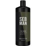 SEB MAN The Boss Thickening Shampoo 50 ml - Normale shampoo vrouwen - Voor Alle haartypes