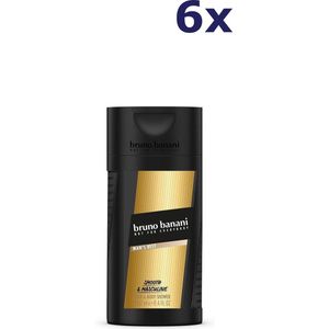 6x Bruno Banani Douchegel Men – Hair & Body Man’s Best 250 ml