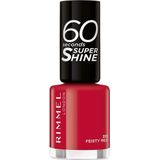 Rimmel - 60 Seconds Super Shine - Nagellak - Tint 313 Feisty Red - 8 ml