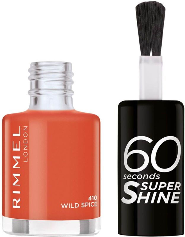 Rimmel 60 Seconds Super Shine Nail Polish 8 ml (verschiedene Farbtöne) - 410 Wild Spice