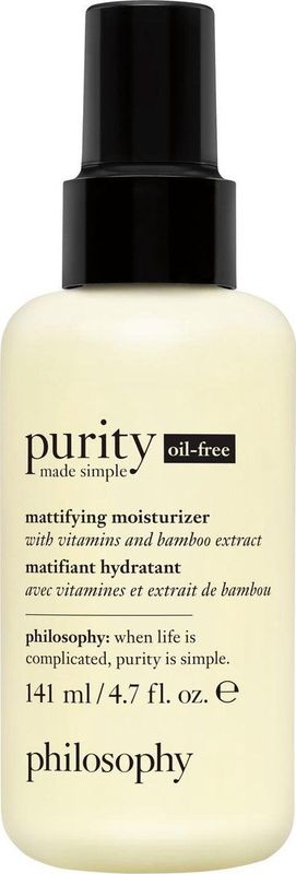 Philosophy - Purity Made Simple - Olievrije Mattifying Moisturizer - 141 ML