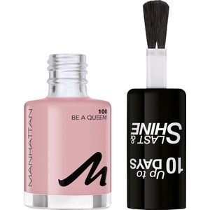 MANHATTAN Cosmetics Nagellak Last & Shine - Be A Queen 100 - 8 ml - Langdurige Glans