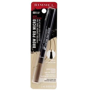 Rimmel London Brow Pro Micro Precison Pen - 001 Blonde For Women 0,03 oz Eyebrow Pencil