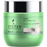 System Professional - Nativ Pre-Shampoo Clay - Shampoo - 200ml