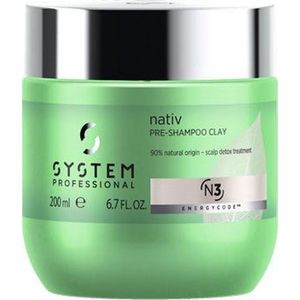 System Professional - Nativ Pre-Shampoo Clay - Shampoo - 200ml