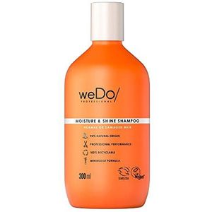 weDo Moisture & Shine Shampoo 300 ML - Normale shampoo vrouwen - Voor Alle haartypes