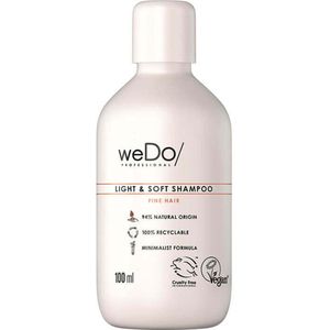 weDo Light & Soft Shampoo 100 ML - Normale shampoo vrouwen - Voor Alle haartypes