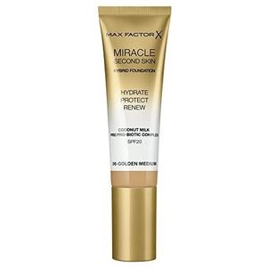 Max Factor - Miracle Second Skin Foundation 30 ml 06 - Golden Medium