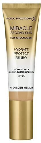 Max Factor Miracle Second Skin Foundation - 06 Golden Medium