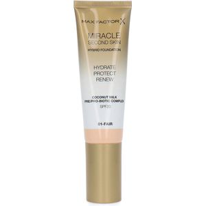 Max Factor - Miracle Second Skin Foundation 30 ml 01 - Fair