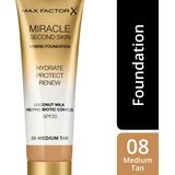 Max Factor - Miracle Second Skin Foundation 30 ml 08 - Medium Tan
