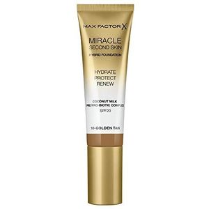 Max Factor - Miracle Second Skin Foundation 30 ml Nr. 10 - Golden Tan