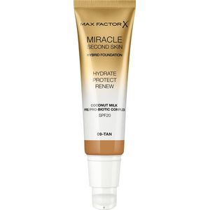 Max Factor - Miracle Second Skin Foundation 30 ml 09 - Tan
