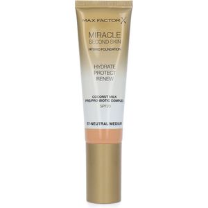 Max Factor Miracle Second Skin Foundation - 07 Neutral Medium