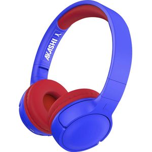 Bluetooth 5.1 Koptelefoon Kinderen Autonomy 8h Opvouwbaar Akashi Blauw/Rood