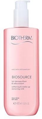 Biotherm Biosource Softening & Make-Up Removing Milk Reinigingsmelk - Droge Huid - 400ml
