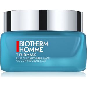 Biotherm Homme T - Pur Blue Face Clay Reinigingsmasker voor Hydratatie en Poriën Minimalisatie 50 ml